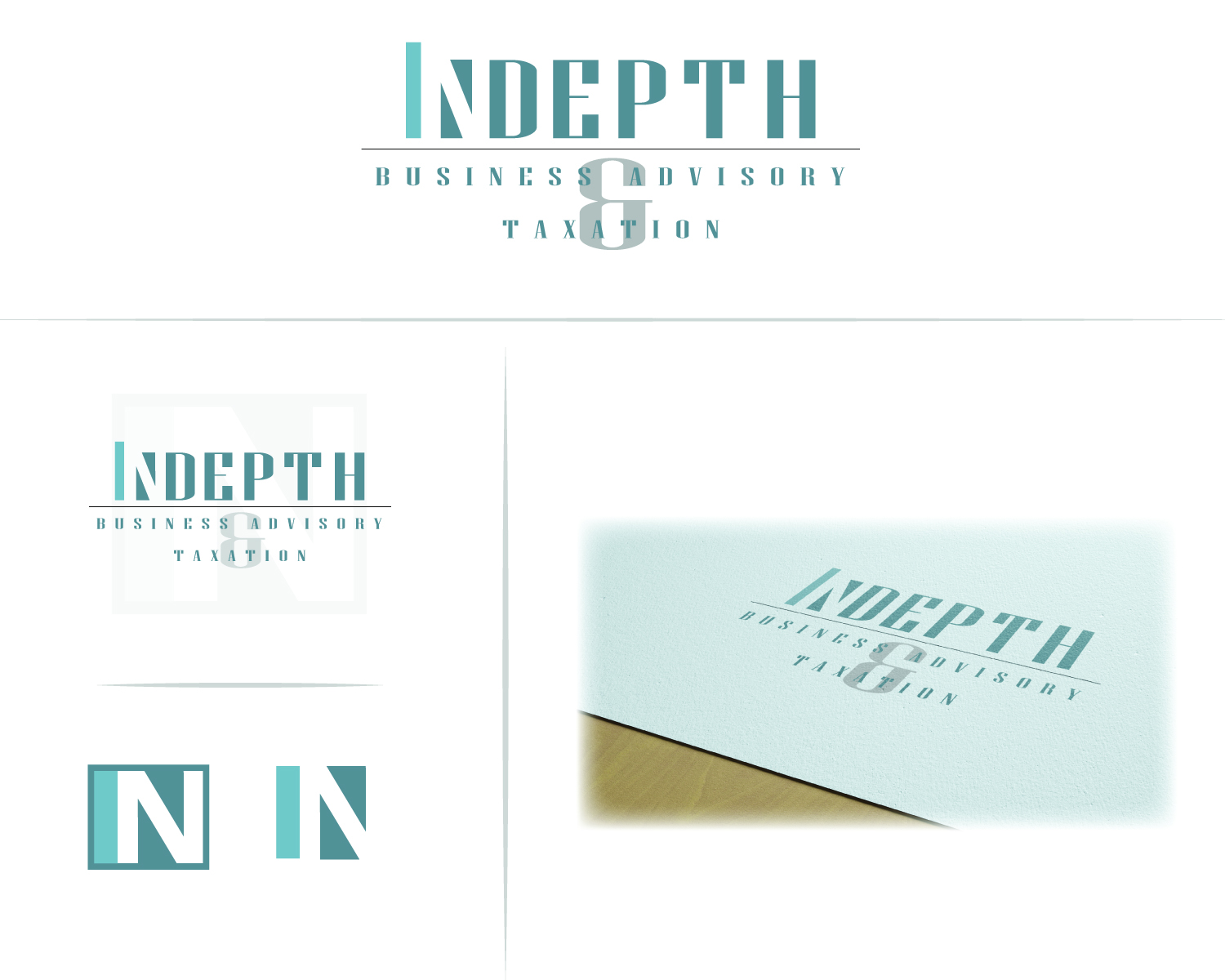 Logo Design by Mews for Indepth Business Advisory & Taxation Pty Lyd | Design #17836144