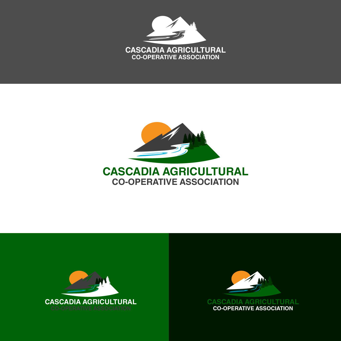 Logo Design by aspiremedia for Cascadia Agricultural Co-operative Association | Design #17835777