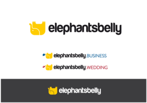 elephantsbelly (sometimes we add 'made by' on our final deliverables and packaging) | Logo Design by Nigel B
