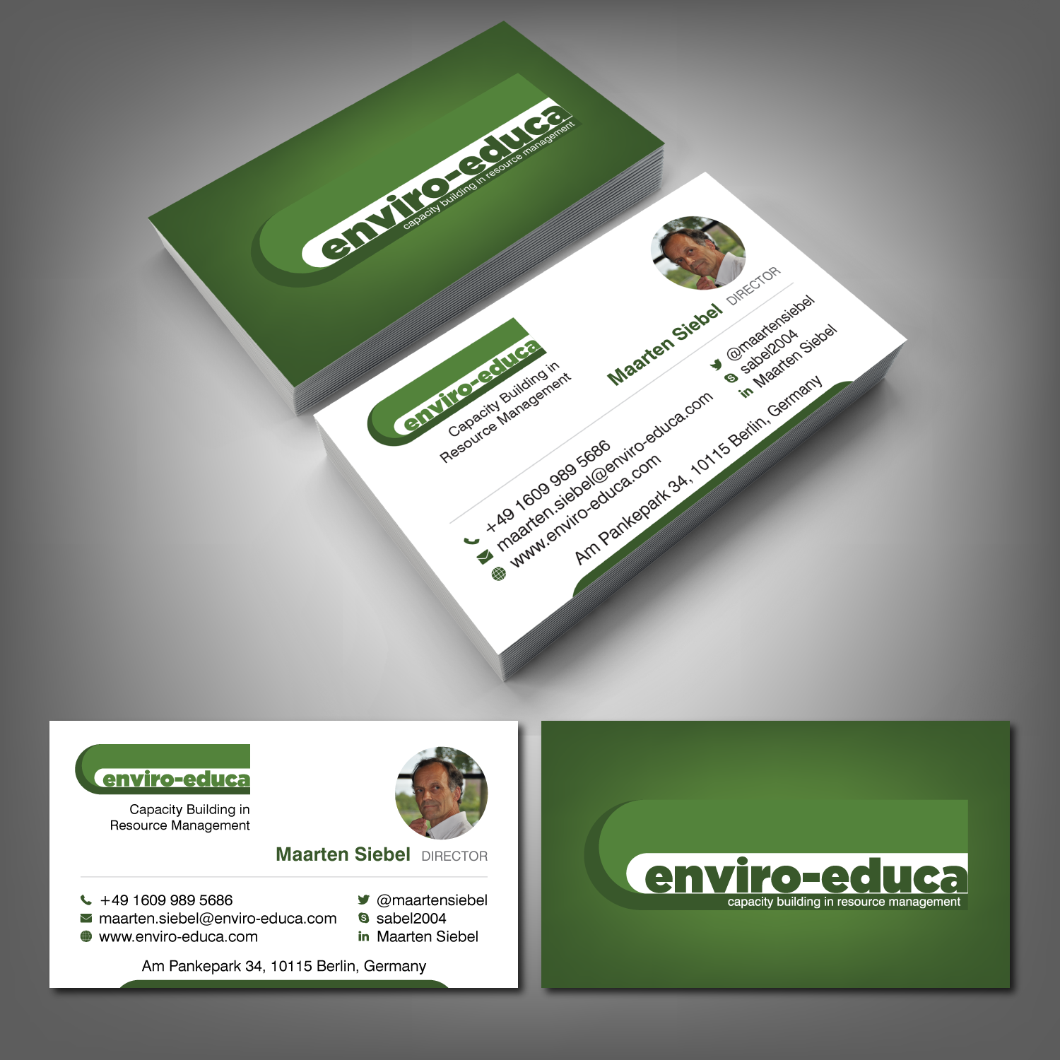 Business Card Design by adiazudin for ENVIRO-EDUCA | Design #17822632