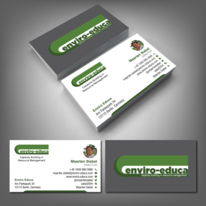 Capacity building in Resource Management | Business Card Design by adiazudin