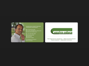 Business Card Design by Creations Box 2015 for ENVIRO-EDUCA | Design: #17837531
