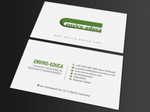 Business Card Design by chandrayaan.creative for ENVIRO-EDUCA | Design #17858185