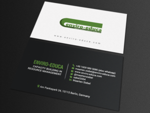 Business Card Design by chandrayaan.creative for ENVIRO-EDUCA | Design: #17858186