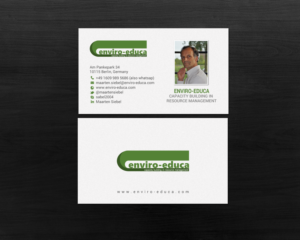 Business Card Design by chandrayaan.creative for ENVIRO-EDUCA | Design: #17858187