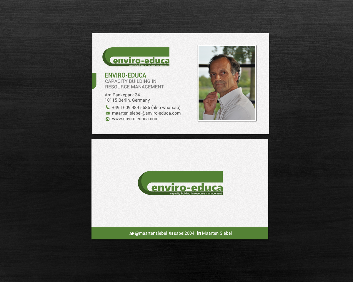 Business Card Design by chandrayaan.creative for ENVIRO-EDUCA | Design #17858189