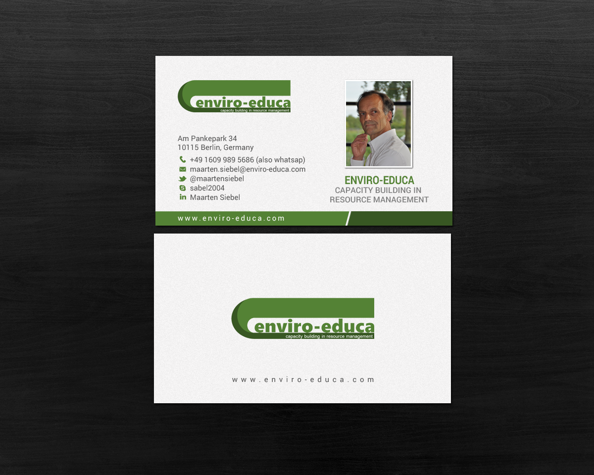 Business Card Design by chandrayaan.creative for ENVIRO-EDUCA | Design #17858216