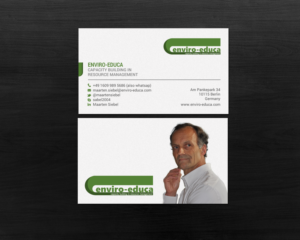 Business Card Design by chandrayaan.creative for ENVIRO-EDUCA | Design: #17858217