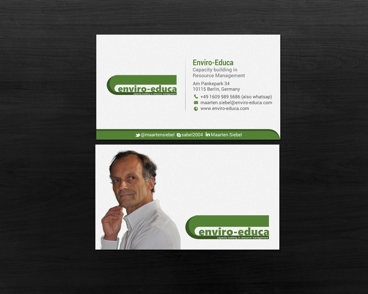 Business Card Design by chandrayaan.creative for ENVIRO-EDUCA | Design #17858287