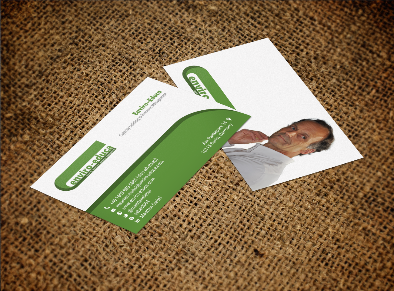Business Card Design by chandrayaan.creative for ENVIRO-EDUCA | Design #17860669