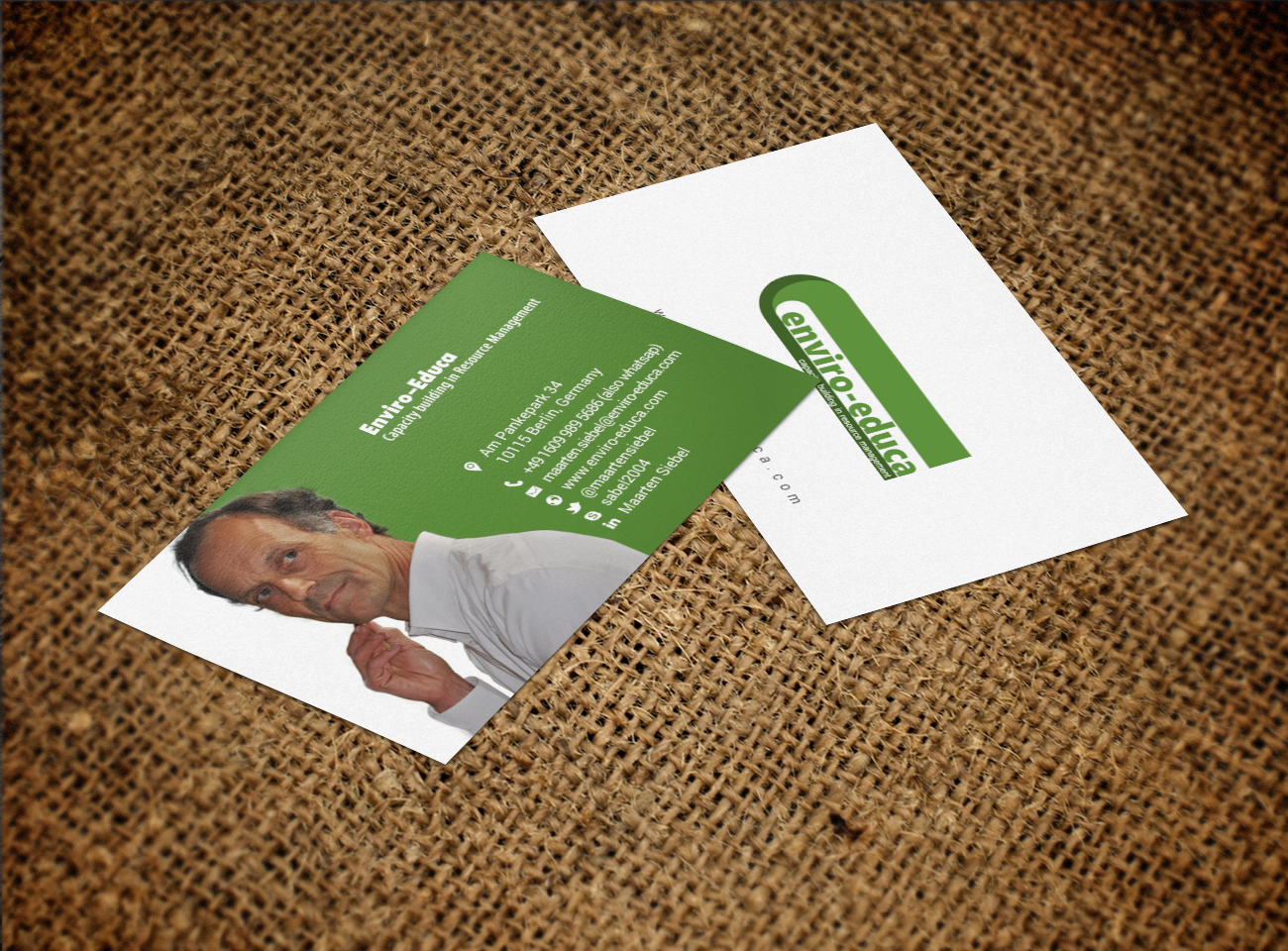 Design de Carte de Visite par chandrayaan.creative pour ENVIRO-EDUCA | Design #17860671