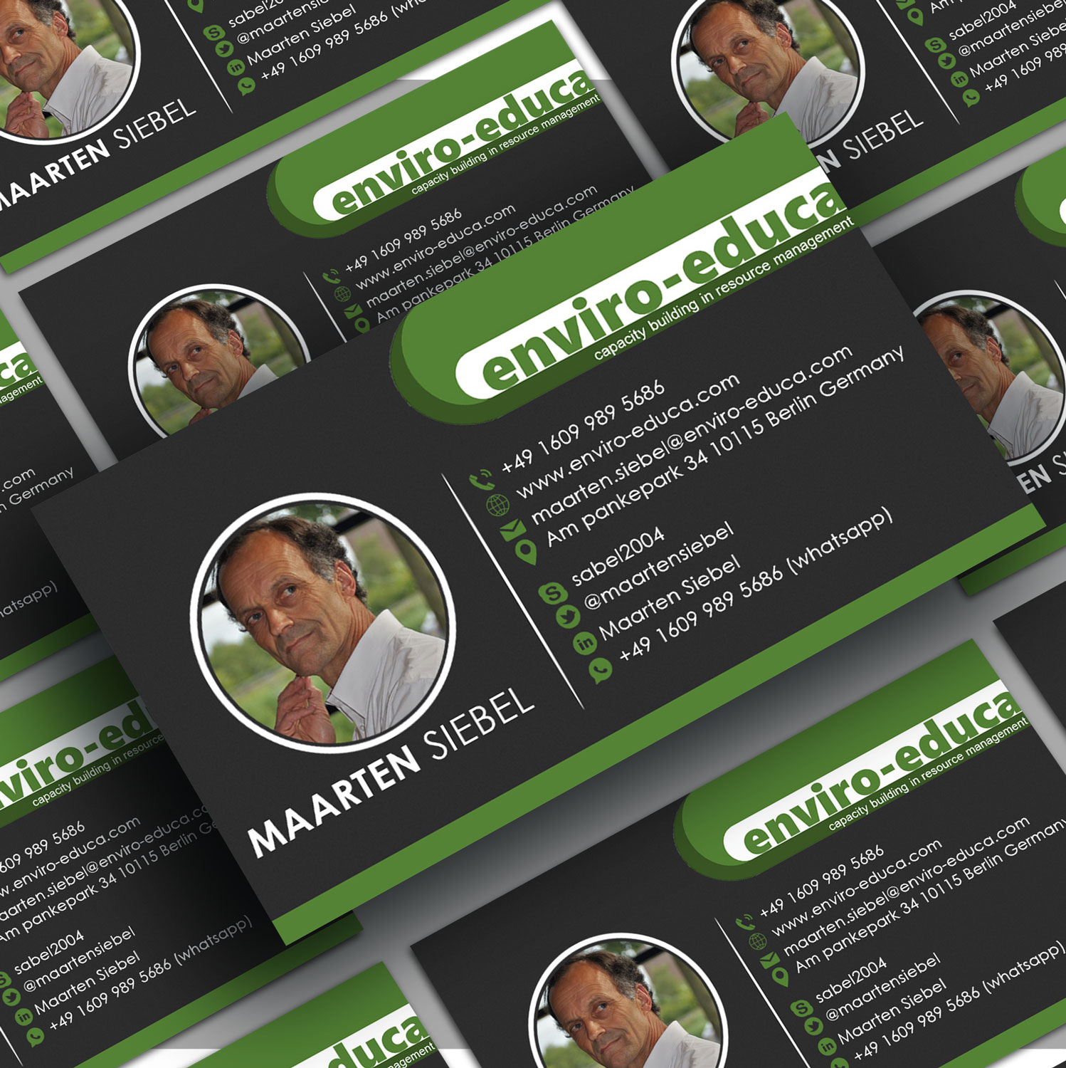 Business Card Design by Xclusive Designers for ENVIRO-EDUCA | Design #17845116