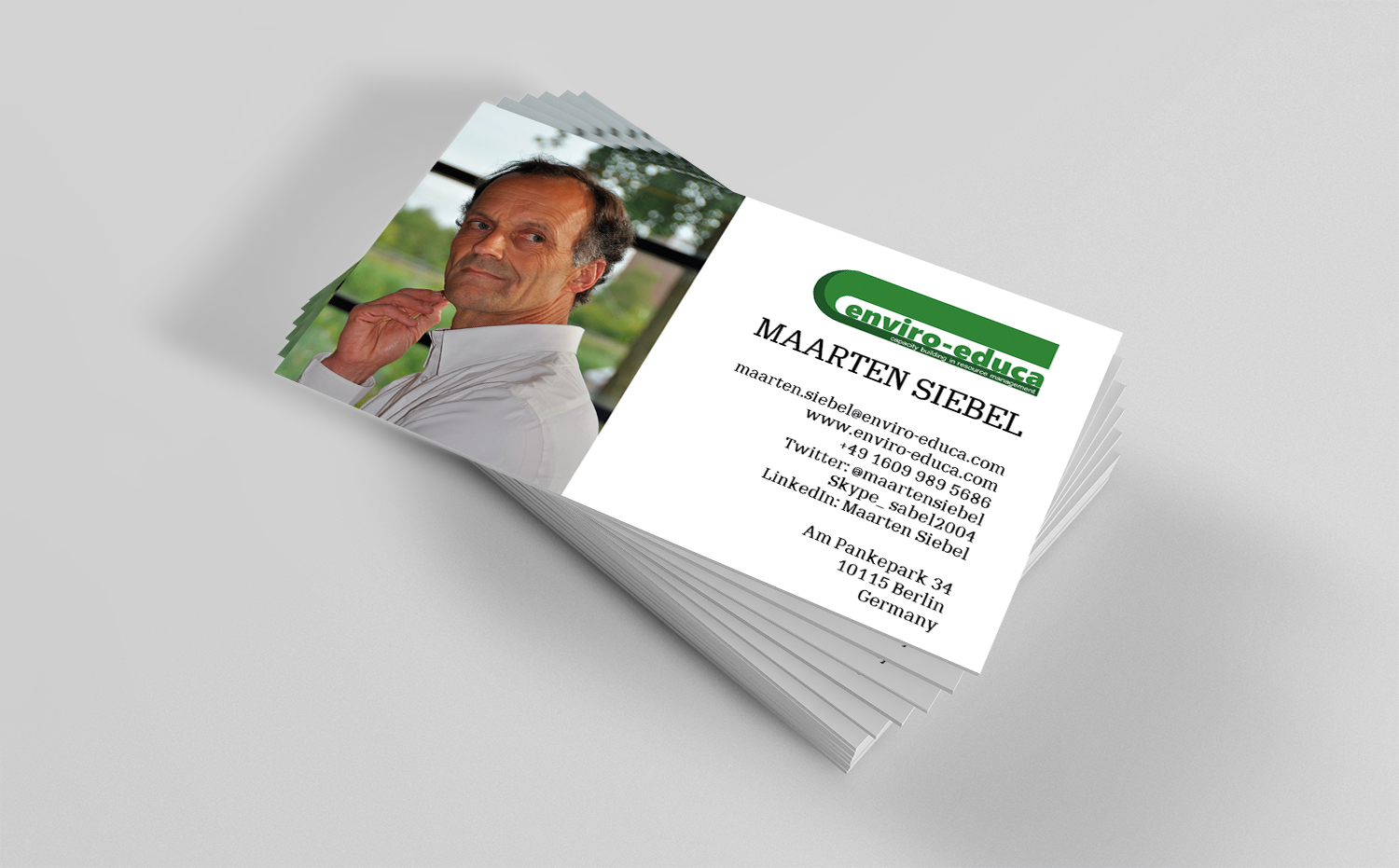 Business Card Design by isabel.paoli for ENVIRO-EDUCA | Design #17835650