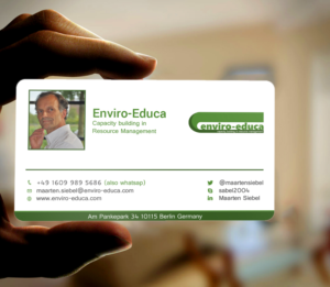 Business Card Design by Tripti Ranjan Gain for ENVIRO-EDUCA | Design: #17824834