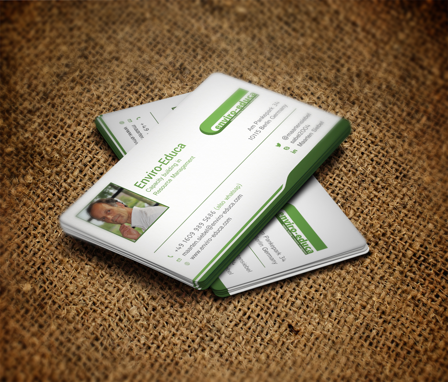 Business Card Design by Tripti Ranjan Gain for ENVIRO-EDUCA | Design #17824836