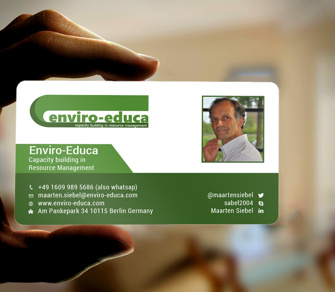 Business Card Design by Tripti Ranjan Gain for ENVIRO-EDUCA | Design #17824841