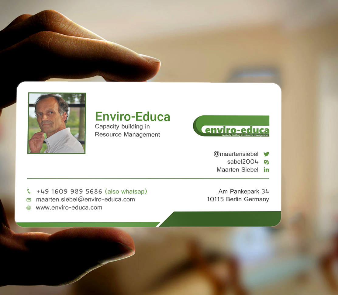 Business Card Design by Tripti Ranjan Gain for ENVIRO-EDUCA | Design #17824843