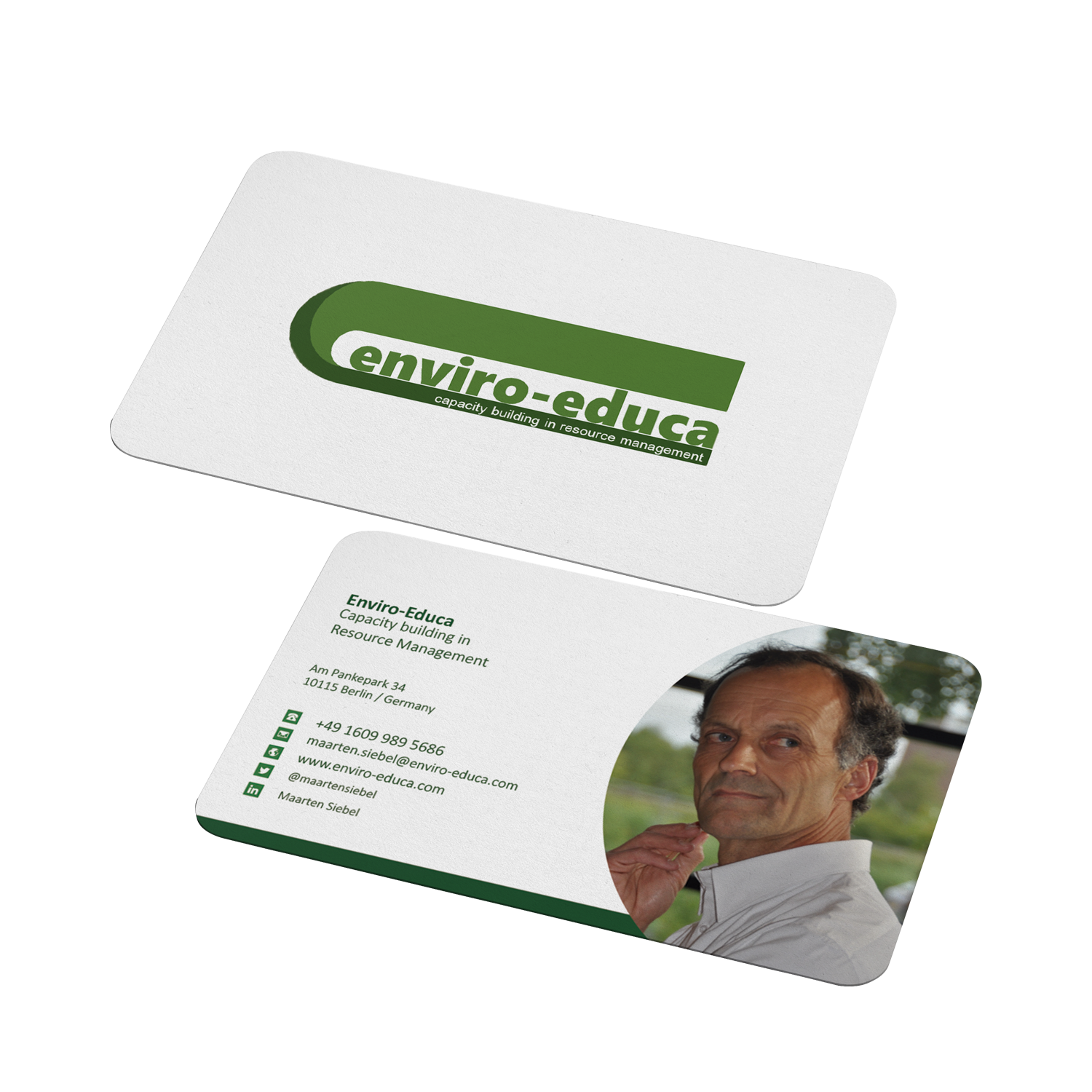 Business Card Design by Blue Dog for ENVIRO-EDUCA | Design #17872127
