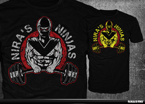 Crossfit Ninjas | T-shirt Design by gekgrfx
