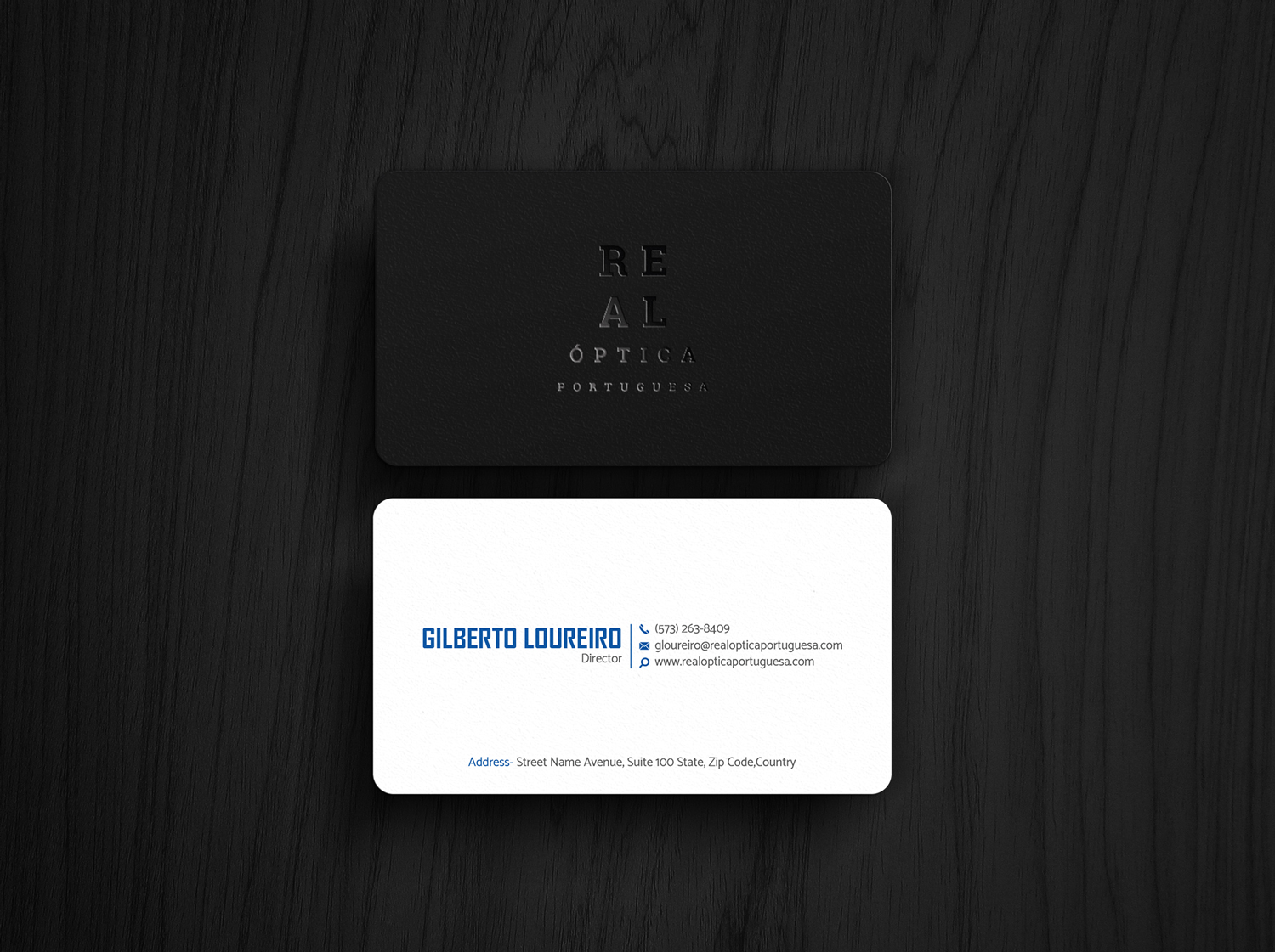 Business Card Design by alex_etel for VITA - optical  | Design #17828071
