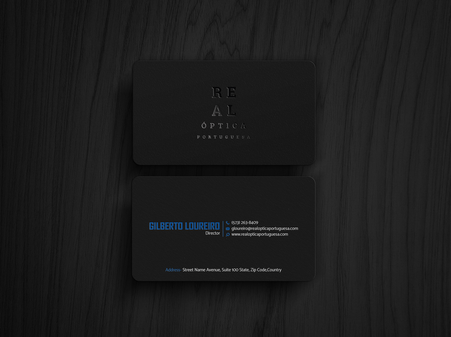 Business Card Design by alex_etel for VITA - optical  | Design #17828079