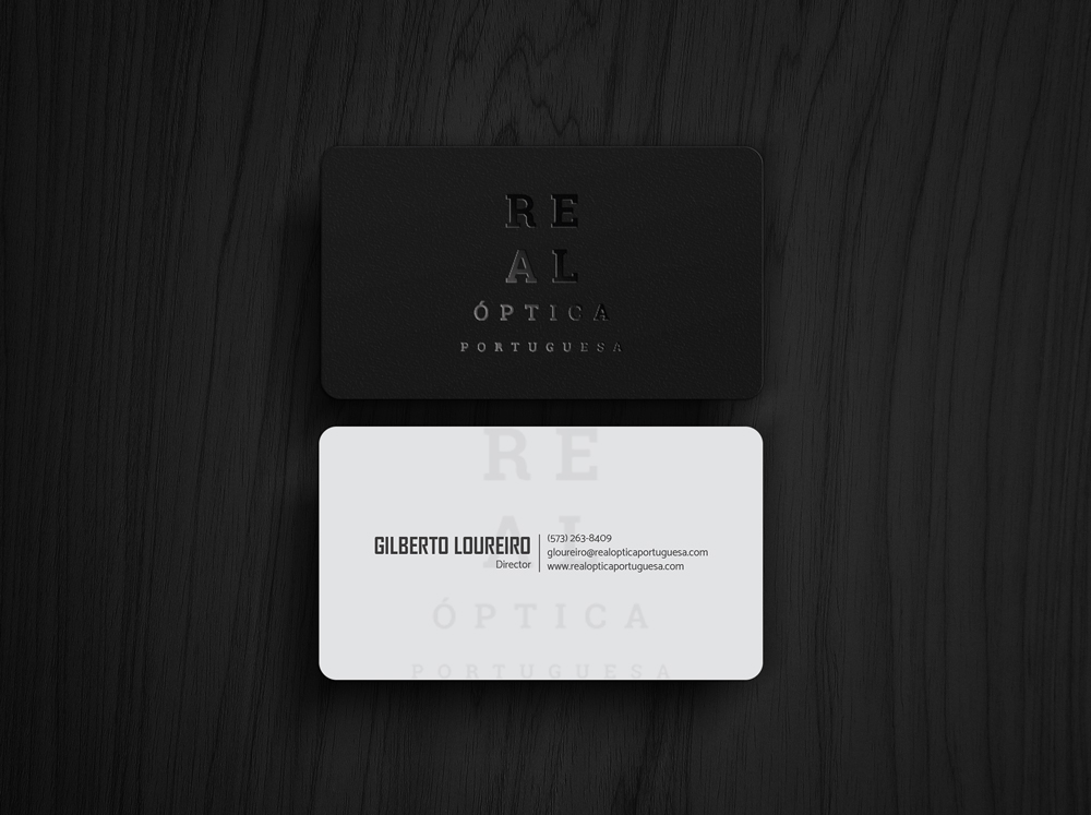 Business Card Design by alex_etel for VITA - optical  | Design #17831527