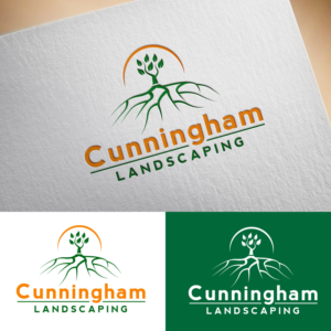 Logo Design by Maher Sh for Cunningham Landscaping llc | Design: #17830584