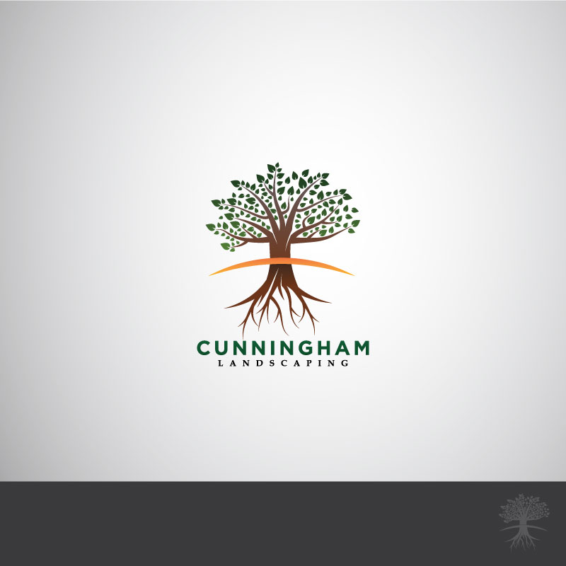 Logo Design by Arrowhead for Cunningham Landscaping llc | Design #17826667