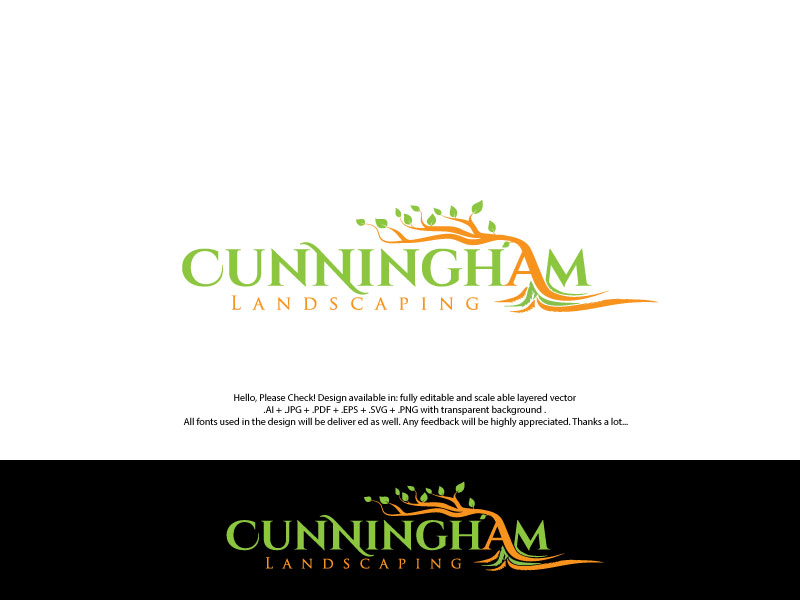 Logo Design by MaxxMind for Cunningham Landscaping llc | Design: #17838273