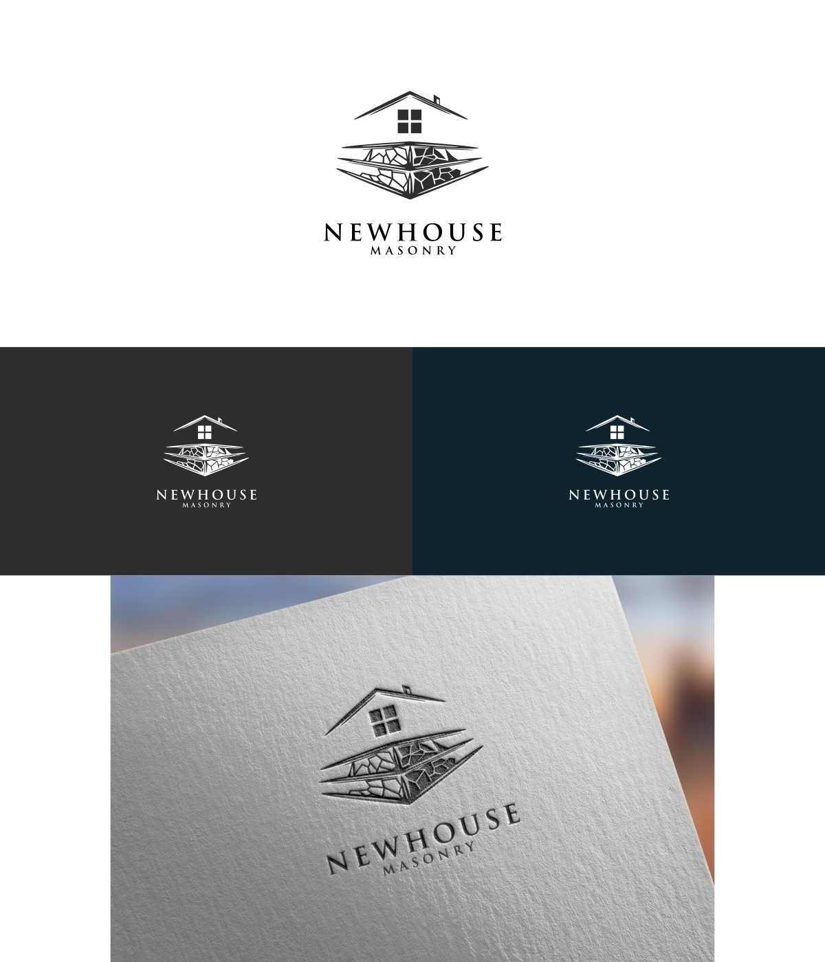 Logo Design by Masnung for Newhouse Masonry | Design #17866759