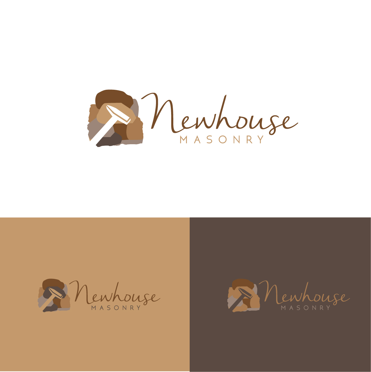 Logo Design by e-graphics for Newhouse Masonry | Design #17837262