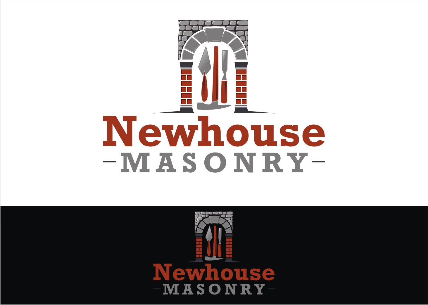Logo Design by Soul Light for Newhouse Masonry | Design #17838661