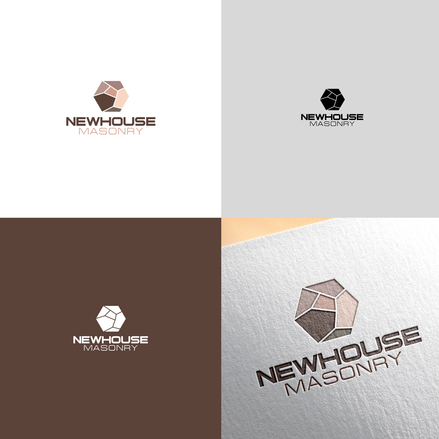 Logo Design by Maxo-Biz for Newhouse Masonry | Design #17838201