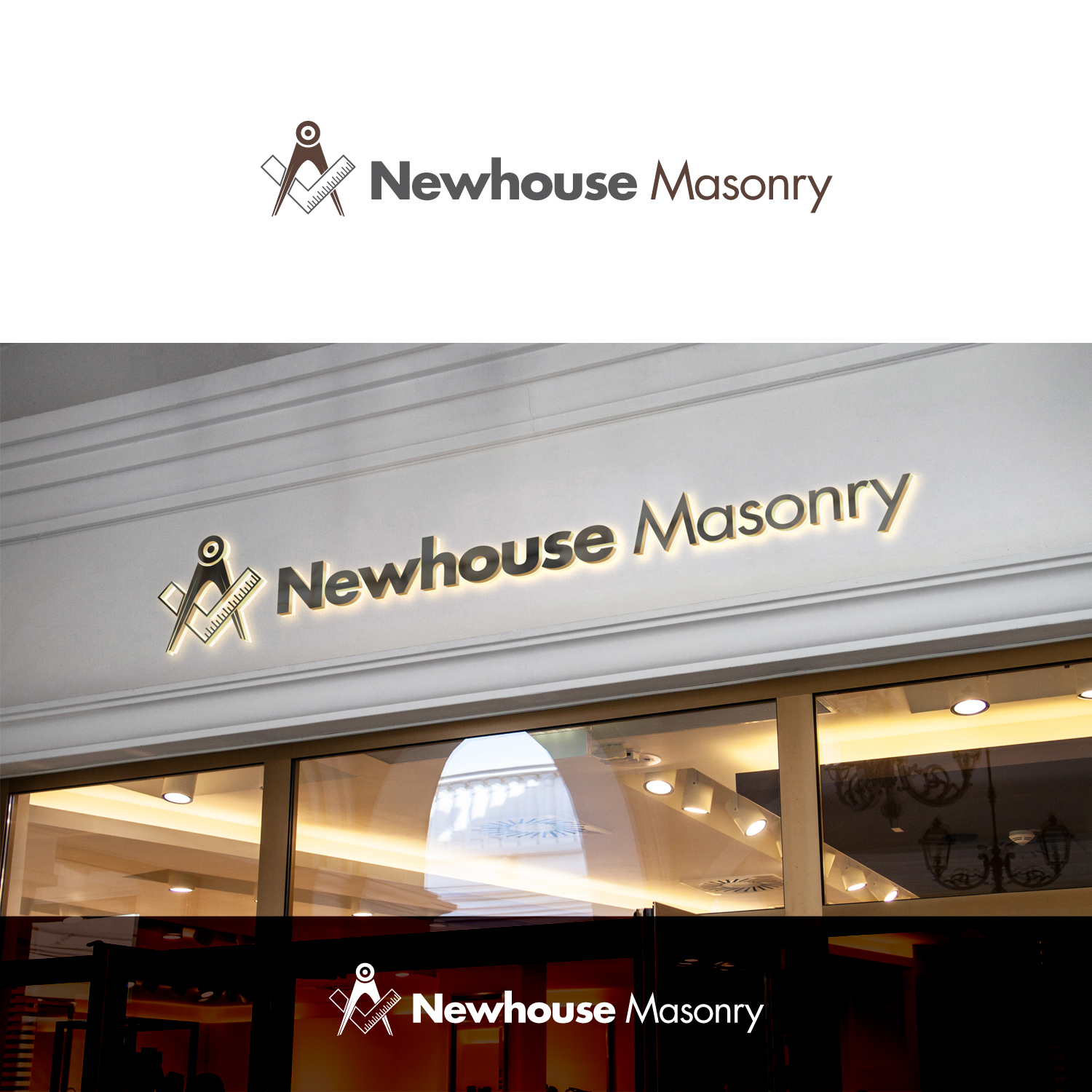 Logo Design by Maxo-Biz for Newhouse Masonry | Design #17838203