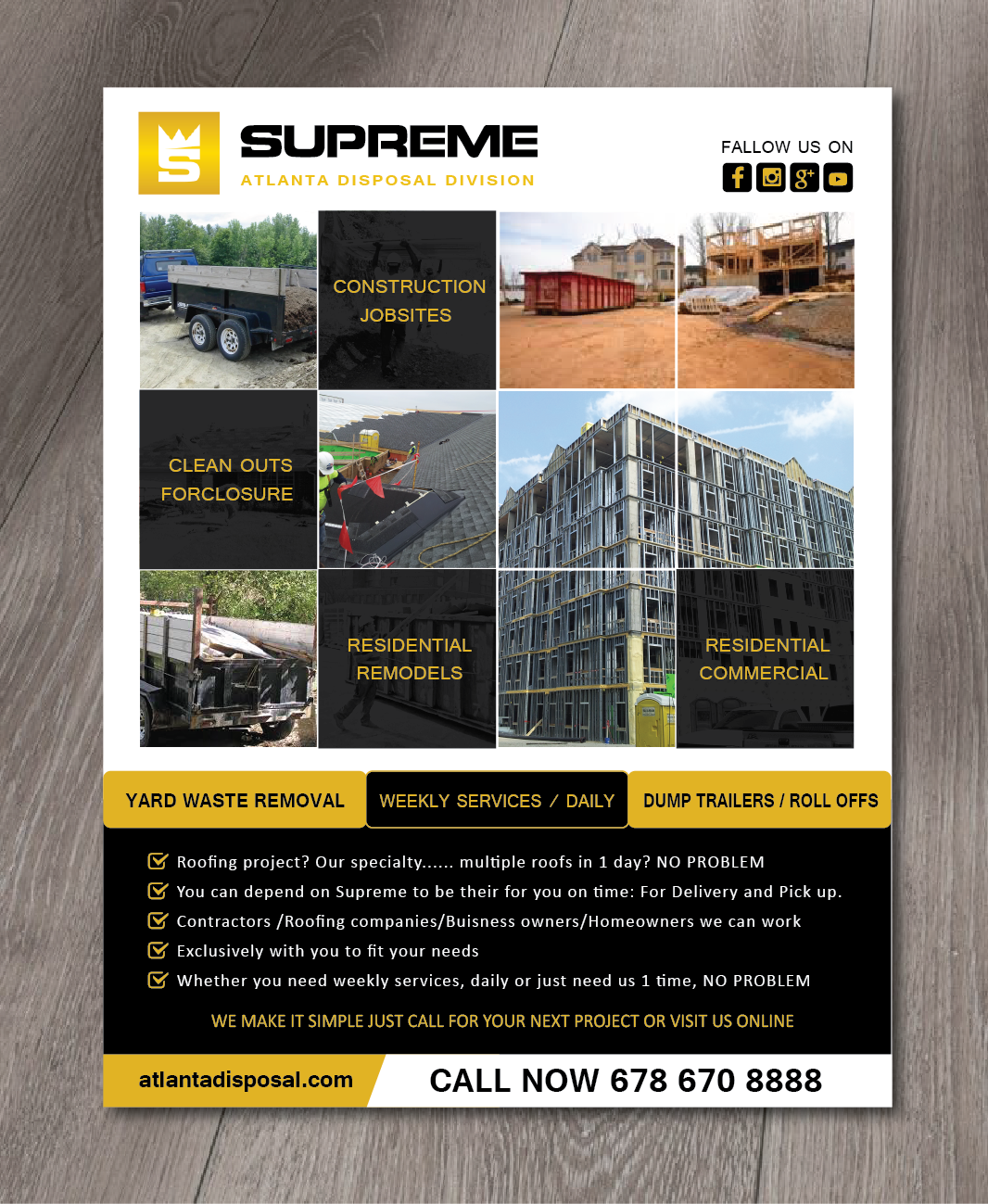 Design de Brochure par alex989 pour supreme | Design #17839824