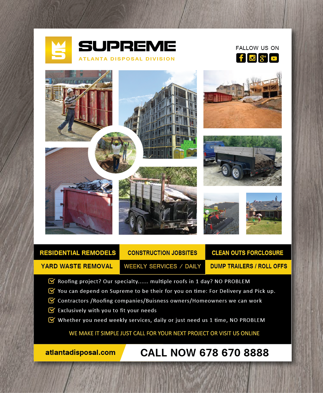 Brochure Design by alex989 for supreme | Design #17845126