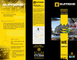 Brochure Design by DesignMX (Renan Mejia) for supreme | Design: #17860885