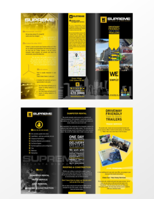 Brochure Design by DesignMX (Renan Mejia) for supreme | Design: #17862386