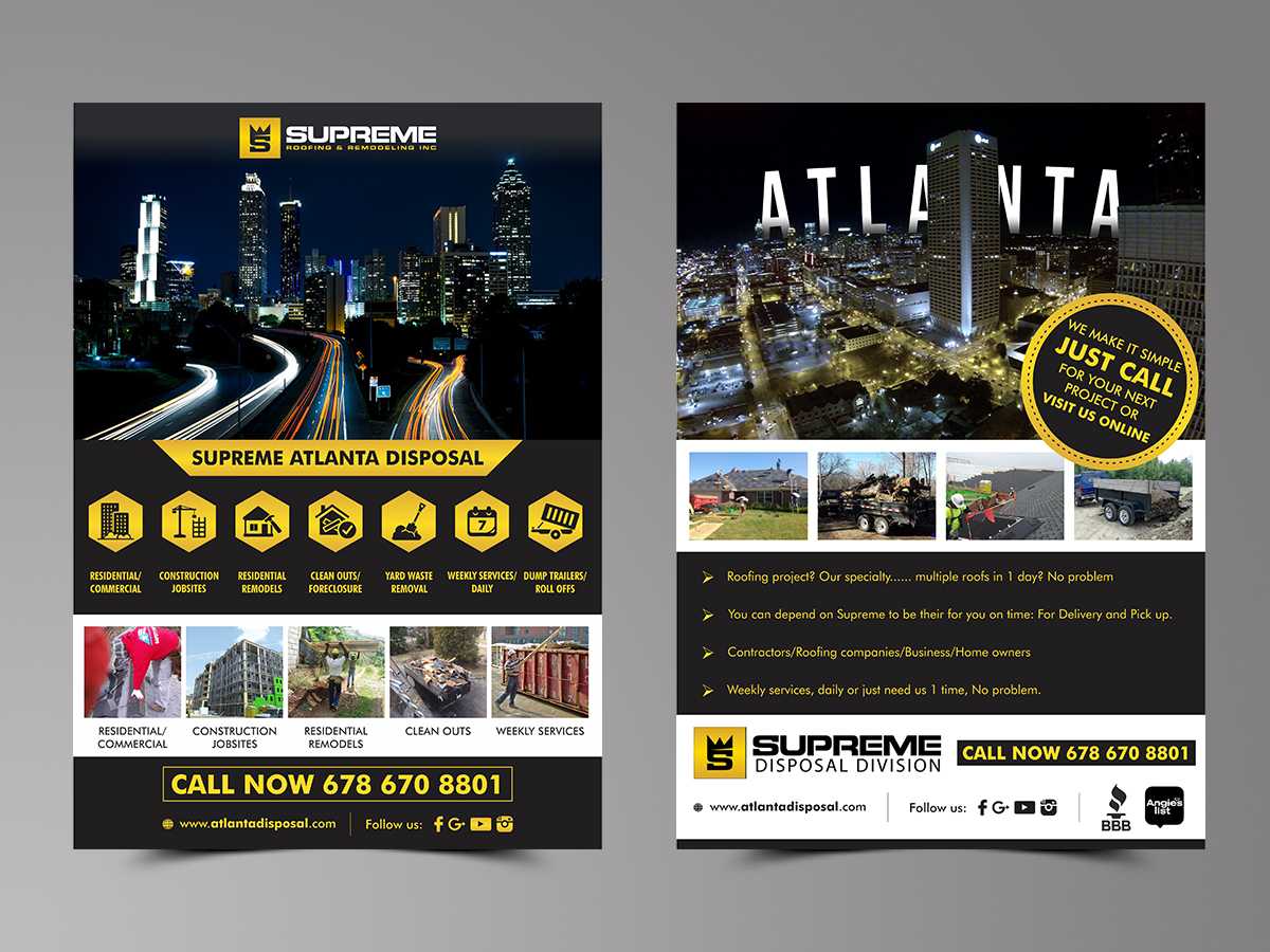 modern serious construction company brochure design for a company construction company brochure