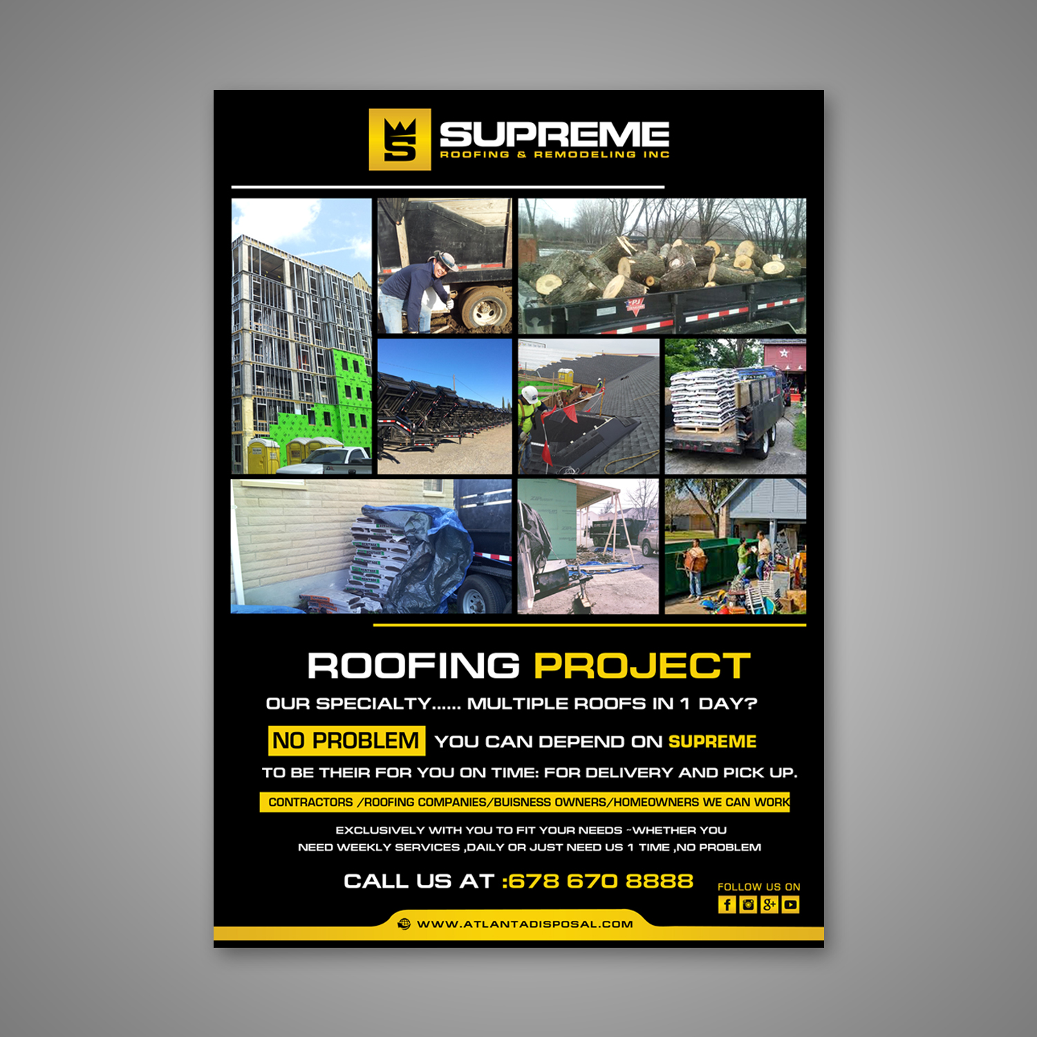 Brochure Design by creative.bugs for supreme | Design #17838662