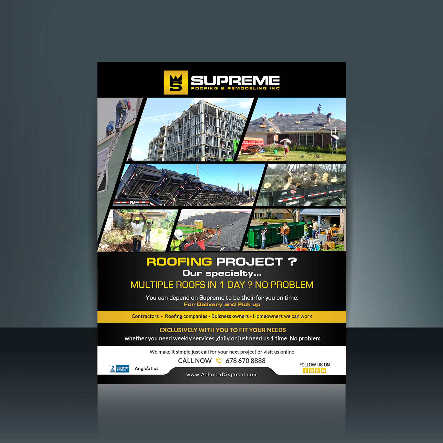 Brochure Design by creative.bugs for supreme | Design #17840958