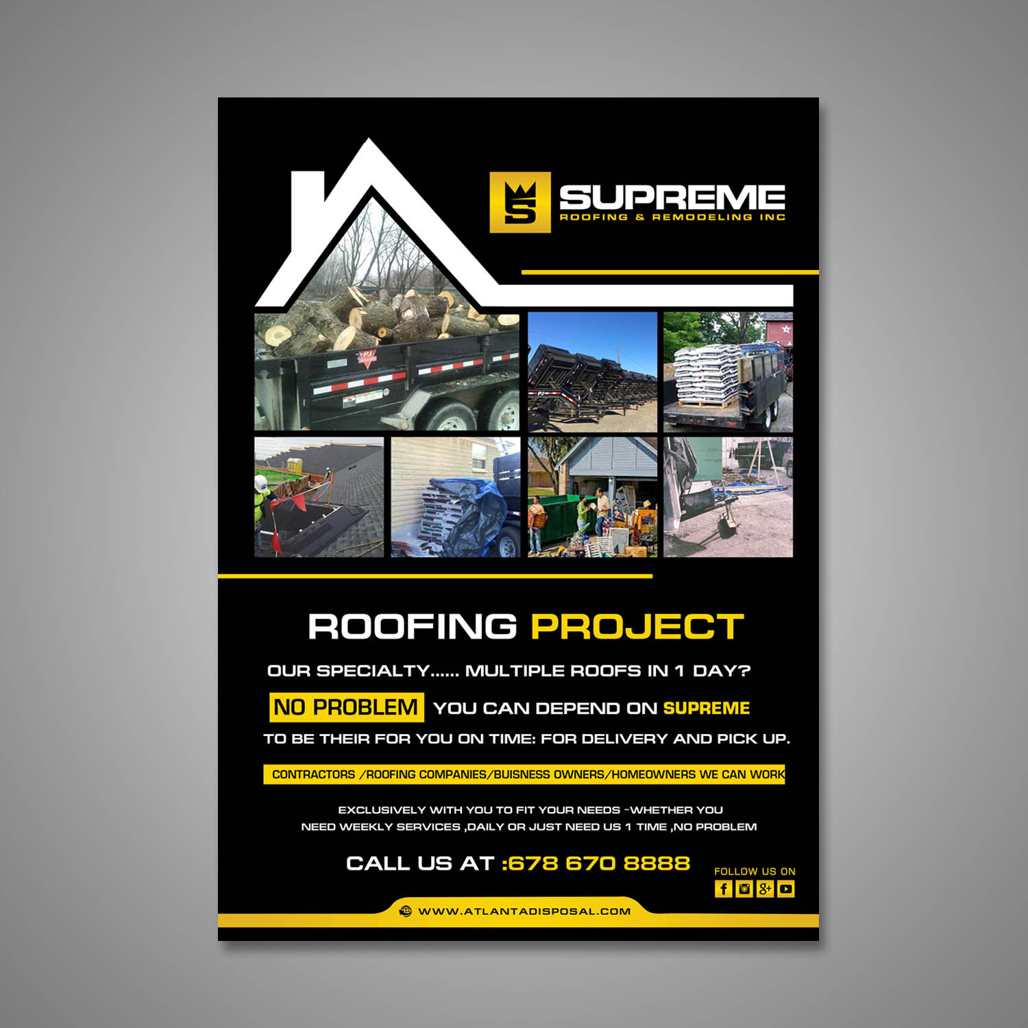 Brochure Design by creative.bugs for supreme | Design #17850190