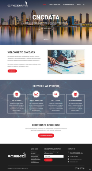 Wordpress Design by pb for CNCDATA ASIA PTE LTD | Design: #17844149