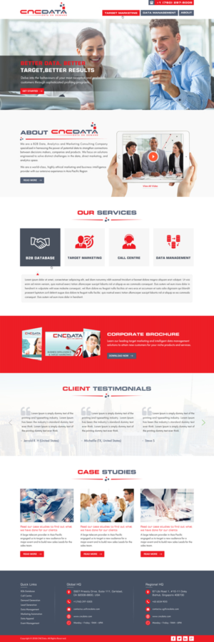 Wordpress Template Design using existing Logo and Colors  | Wordpress Design by Sbss