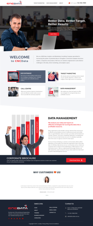 Wordpress Design by Xclusive Designers for CNCDATA ASIA PTE LTD | Design: #17836740