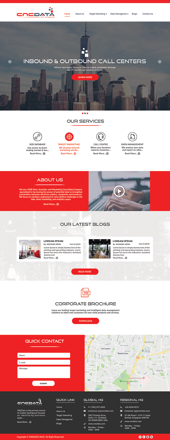 WordPress-Design von bdesigner9 für CNCDATA ASIA PTE LTD | Design #17839610