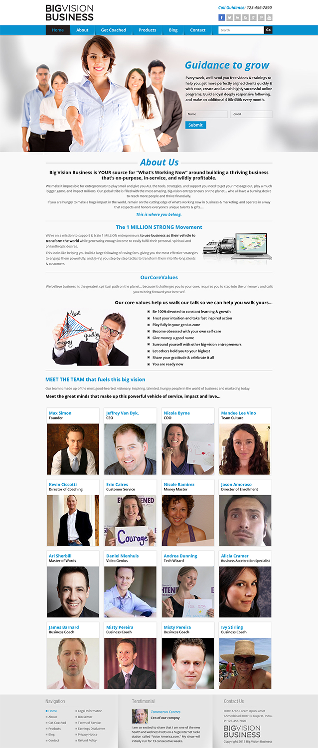 Web Design by Creative Usha for this project | Design #2804155