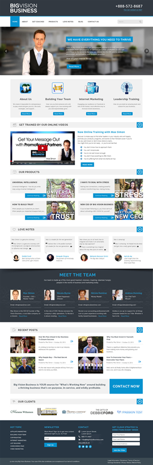 Web Design by Da Miracle for this project | Design #2807300