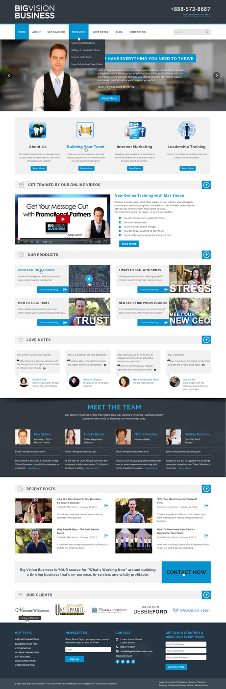 Web Design by Da Miracle for this project | Design #2807318