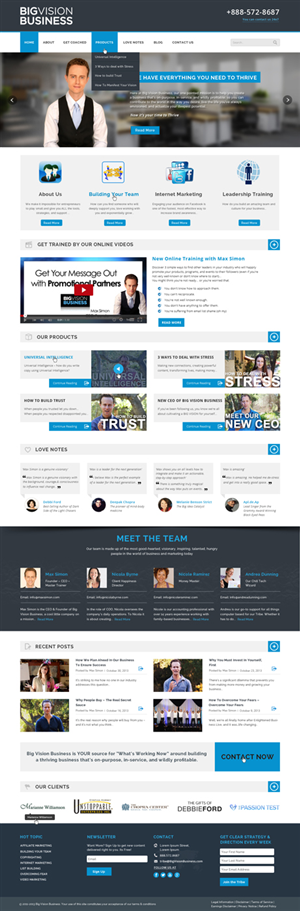 Web Design by Da Miracle for this project | Design: #2807318